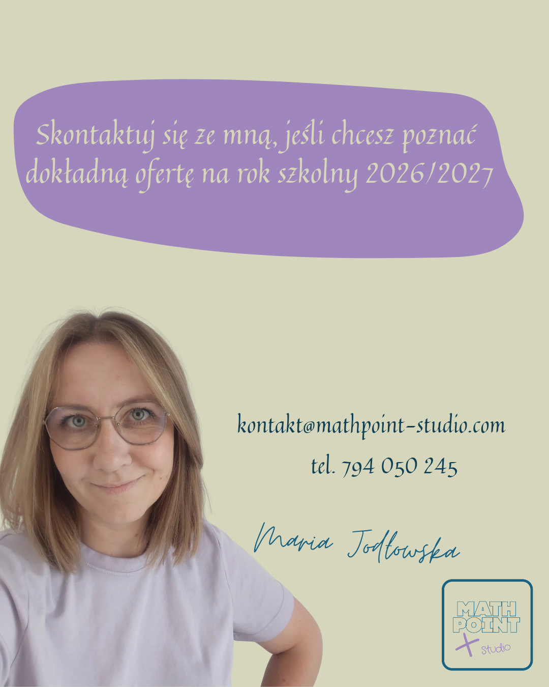 Maria Jodłowska - MathPoint Studio